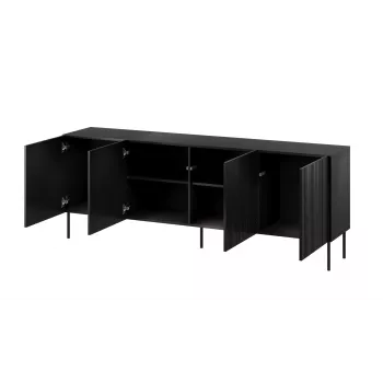 Cómoda Cama ISLA 200x40x75 preto mate