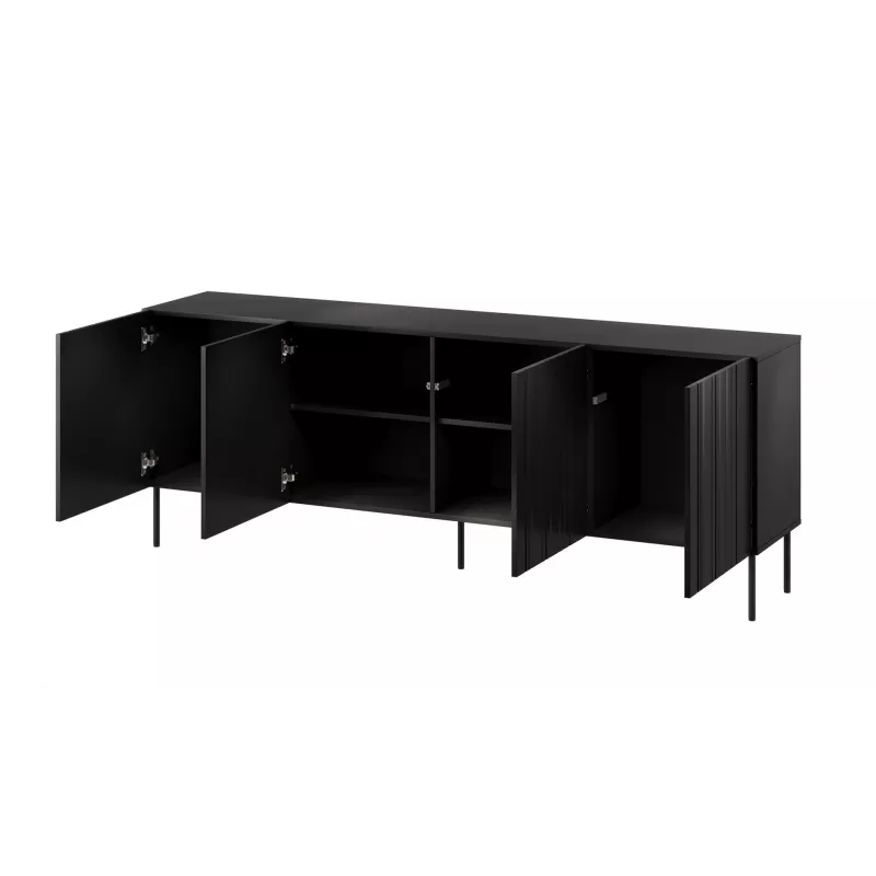 Cómoda Cama ISLA 200x40x75 preto mate