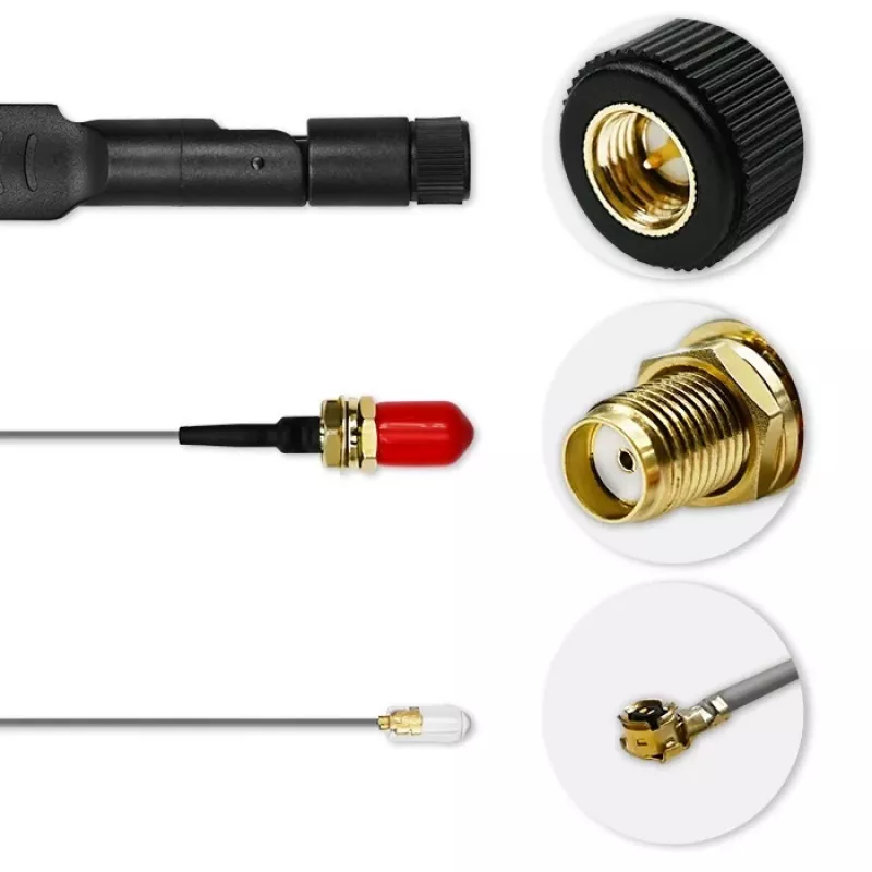 Antena dupla 4G LTE exterior QOLTEC 57047 5 dBi omnidirecional
