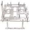 Mesa de estrutura aberta Streacom BC1 V2 prateada — suporte ATX, plataforma de teste e montagem