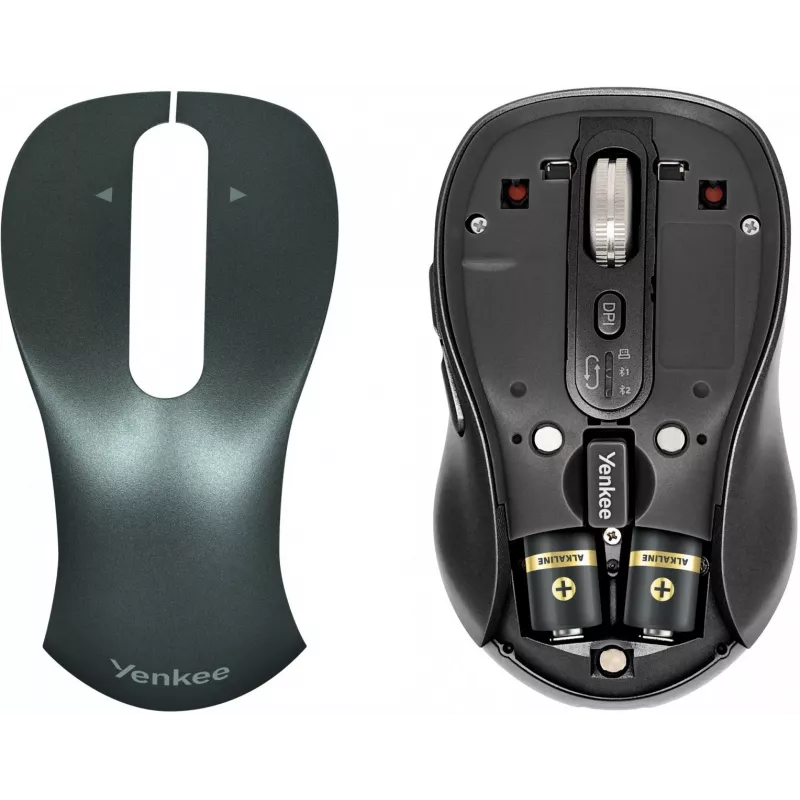 YENKEE YMS 2010BK GYRO Dual rato sem fios, Bluetooth + USB 2,4 GHz
