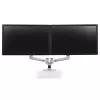 Braço ERGOTRON LX Dual Side-by-Side prateado alumínio polido