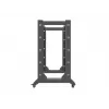 Rack autónomo LANBERG OR01-6822-B 22U, 600 mm L x 800 mm P, preto, capacidade de carga 600 kg