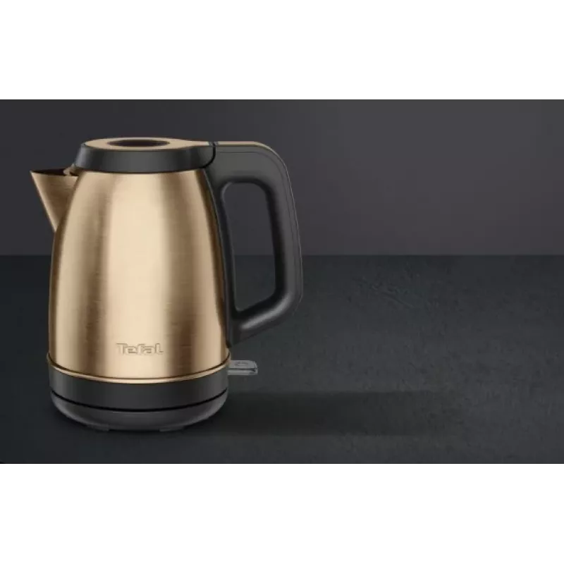 Chaleira elétrica Tefal 1,7 L 2400 W preto/cobre