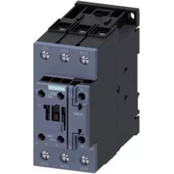 Contator de acoplamento Siemens AC 3 22kW/400V 1 NO + 1 NC DC 24V 3 polos S2 3RT2036-1KB40