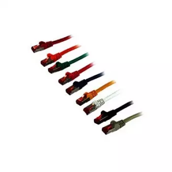 Cabo de rede RJ45, CAT6 250 MHz, 0,5 m branco, S-STP (S/FTP), TPE (Superflex), Synergy 21 (S216901)