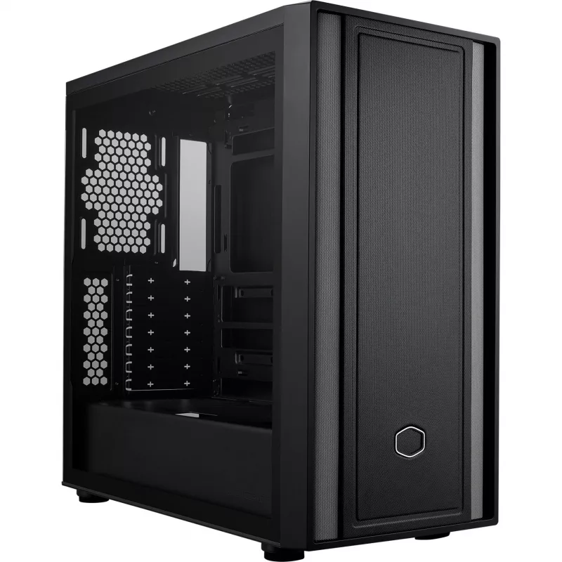 Caixa de PC Cooler Master MasterBox 600 Lite, torre MIDI, E-ATX, vidro temperado - preto