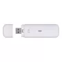 Modem USB móvel ZTE MF833N, formato USB portátil, 4G LTE-FDD/TDD até 150 Mbit/s, suporte HSUPA/2G, slot microSD, branco