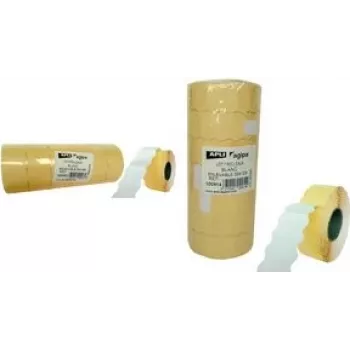 Rolo de etiquetas para marcador de preços agipa 26 x 12 mm branco compatível com Meto 626/826/1026, 1 pack