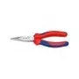 Knipex 25 05 160 alicate de pontas planas redondas com cortador, reto, 160 mm