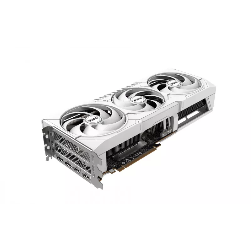 Placa gráfica Sapphire Radeon RX 9070 XT — 16 GB GDDR6, PCIe 5.0, 256 bits, 320 mm, 3 slots, branco