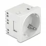 Tomada CEE 7/3 DeLOCK 81425 250V 16A branco