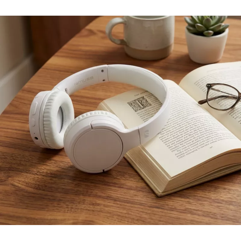 Muse | Auscultadores Estéreo | M-272 BTW | Sem fios/Com fios | On-Ear | Branco | Cancelamento de ruído