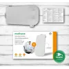 Massajador de costas Medisana MC 600 Shiatsu com calor, 24 W, 4 cabeças, desligamento automático 15 min, entrada 12 V
