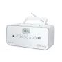 Sistema estéreo portátil Muse M-28RDW – leitor de CD/MP3, sintonizador FM/MW, 3W RMS, branco, 1,4 kg