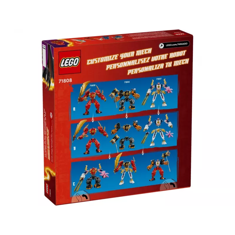 LEGO NINJAGO Conjunto 71808 — 322 peças, 4 minifiguras, altura 160 mm, idade 7+
