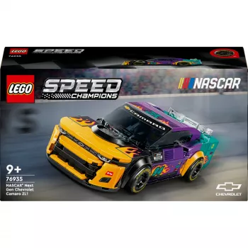 Brinquedo de construção LEGO Speed Champions 76935 NASCAR Next Gen Chevrolet Camaro ZL1, 328 peças, 1 minifigura, idade 9+