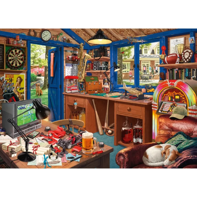 Steve Read: Secret Puzzle - Oficina do pai (1000 peças)
