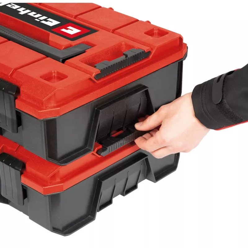 Mala de ferramentas Einhell E-Case S-F preto vermelho