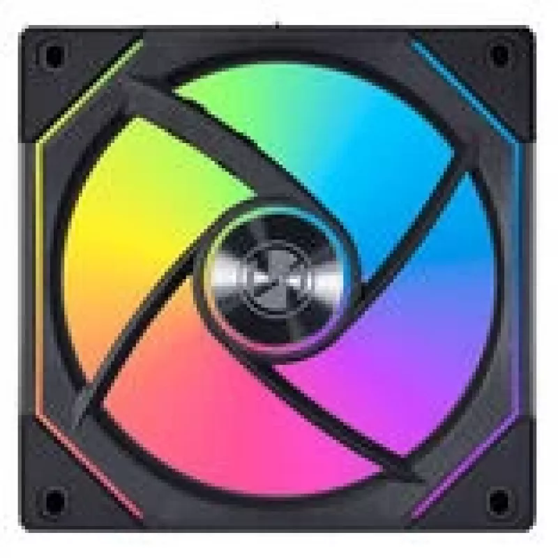 Ventoinha de caixa Lian Li UNI FAN SL-INF 120 ARGB PWM 120 mm, controlo PWM, iluminação ARGB