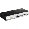 D-Link DGS-1210-10P Managed L2 Gigabit Ethernet (10/100/1000) Power over Ethernet (PoE) 1U preto