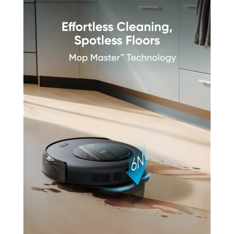 Anker Eufy | Robô aspirador com estação tudo-em-um | Omni C20 | Húmido e seco | 7000 Pa | cinzento