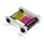 Fita YMCKO Evolis High Trust - fita - 1 x cor (ciano, magenta, amarelo, preto resina, verniz transparente) - 250 cartões (R5F005EAA)
