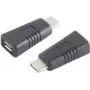 Adaptador de cabo ShiverPeaks BS13-20014 USB 3.1 Type-C para Micro-USB 2.0 Type-B preto