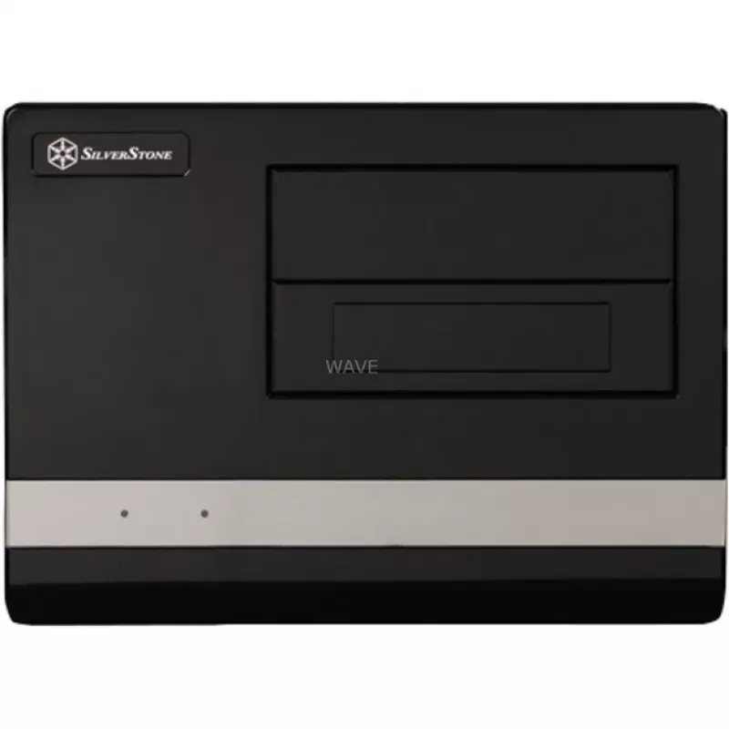 Caixa para PC SILVERSTONE SG02-F Small Form Factor SFF Micro ATX, 2x baías de 3,5 polegadas, USB 3.0, preto