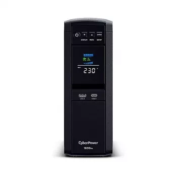 Fonte de alimentação ininterrupta (UPS) CyberPower CP1600EIPFCLCD Line-Interactive 1,6 kVA 1000 W 6 saídas AC