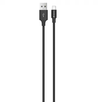 Cabo USB Type-C Devia Pheez-Serie 1 m, 5 V 2,4 A, preto