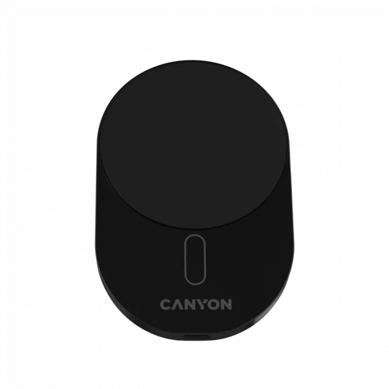 Carregador de automóvel sem fios CANYON OnGrip 105 15W Qi2 Wireless preto