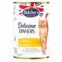 BUTCHER'S Delicious Dinners Chicken Jellied Pieces - Comida húmida para gatos - 400g