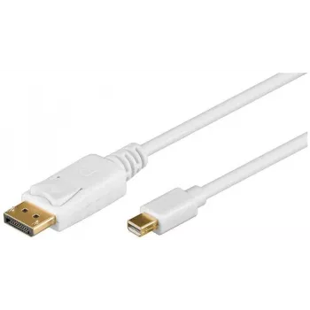 Cabo adaptador Wentronic Goobay DisplayPort para Mini DisplayPort 1.2, 1 m - ficha Mini DisplayPort > ficha DisplayPort (52858)