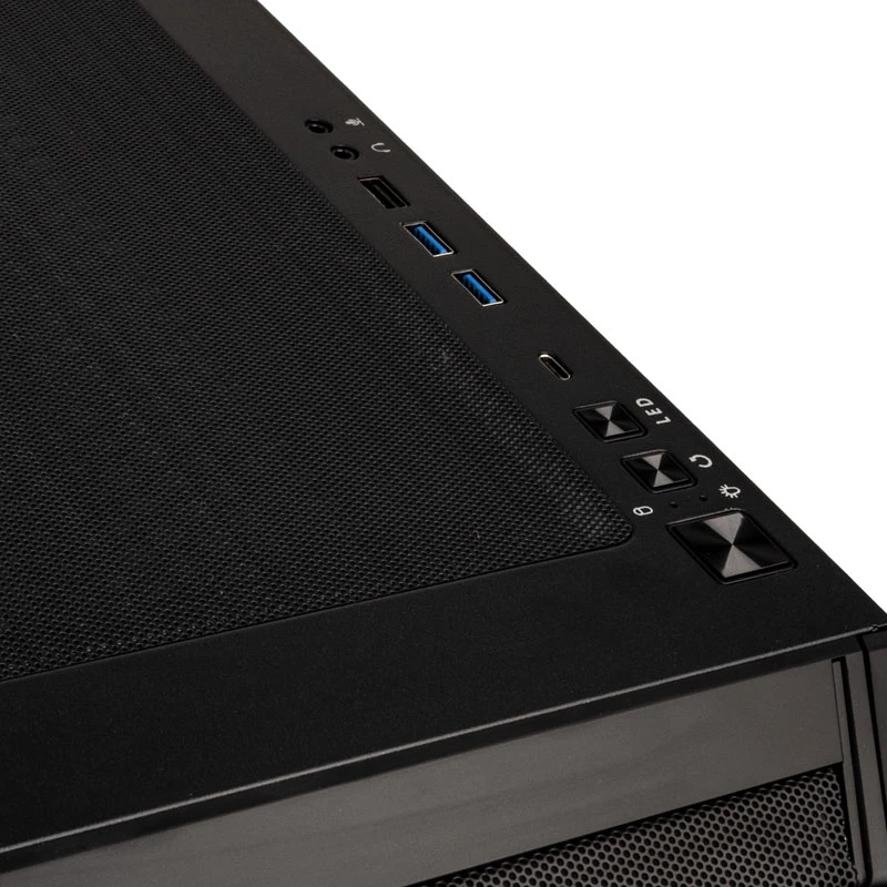 Caixa de PC Kolink Citadel Mesh ATX ARGB Midi-Tower – preto, fator de forma ATX miditower