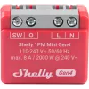 Shelly 1PM Mini Gen4 pack de 2 — Relé inteligente Wi-Fi Shelly com medição de potência, formato modular compacto