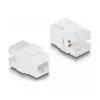 Conjunto Keystone LSA DeLOCK RJ45 RJ11 Cat.6 preto suporte de clipe