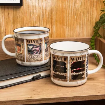 Caneca com mudança de cor Paladone One Piece 300 ml – caneca de cerâmica termocromática
