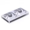 Ventoinhas para caixa JONSBO ZB-240W 2x120mm ARGB PWM – branco