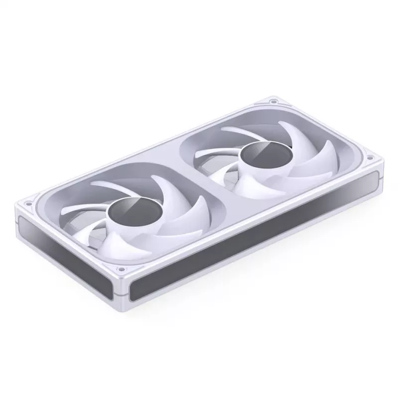 Ventoinhas para caixa JONSBO ZB-240W 2x120mm ARGB PWM – branco