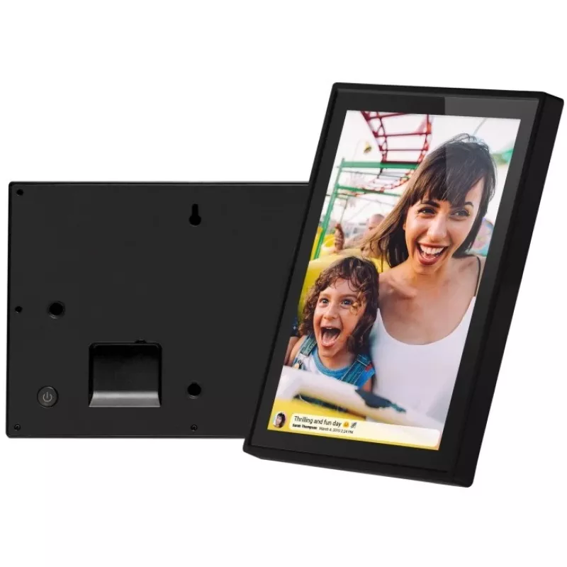 Moldura digital Braun DigiFrame 1019 preta 25,6 cm (10,1 polegadas) ecrã tátil WiFi (21257)