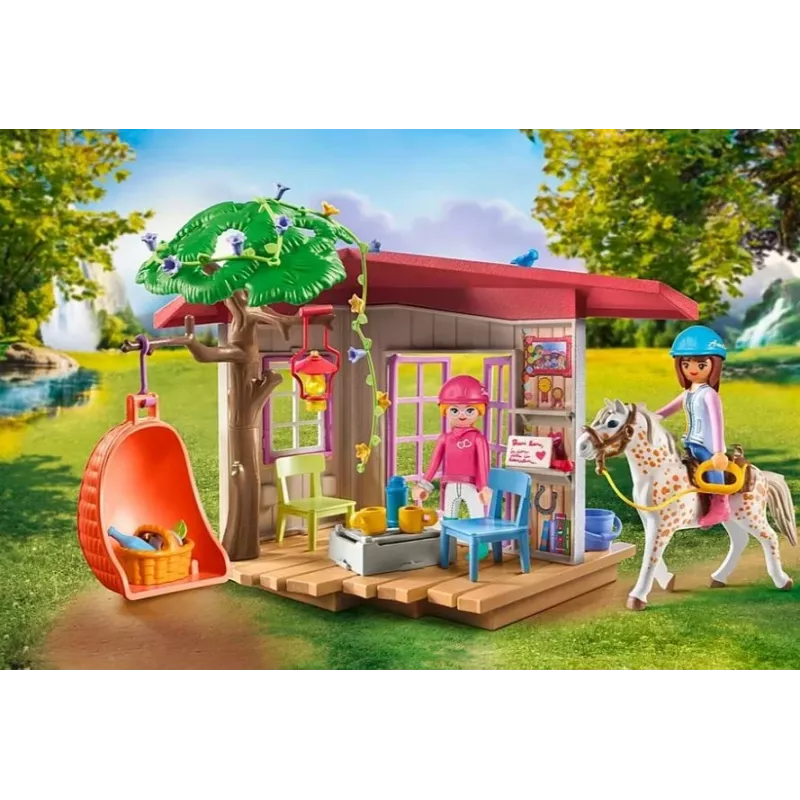 Conjunto de figuras Horses 71638 Horse Fans Clubhouse