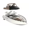 Amewi 26101 modelo RC radiocomandado barco motor elétrico (26101)