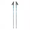 Bastões de trekking Black Diamond Distance Carbon FLZ, ajustáveis 110–125 cm, haste de carbono, dobráveis, 3 partes, 336 g