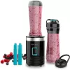 Cecotec Power Titanium 350 EasyGo liquidificadora, 350 W, 2 copos de 600 ml, preto