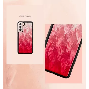 Capa para smartphone iKins para Samsung Galaxy S21 Ultra — Pink Lake preto
