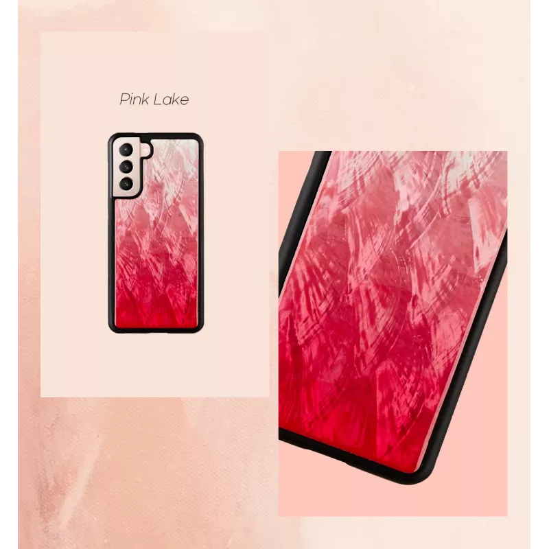 Capa para smartphone iKins para Samsung Galaxy S21 Ultra — Pink Lake preto