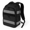 Mochila DICOTA Hi-Vis V2 preta 320x220x455mm PET TPU