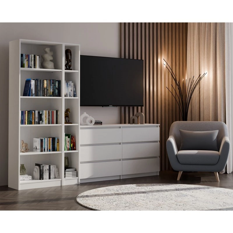 Estante top e shop REGAŁ R25 25 cm branco – estante de uma peça