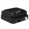 Máquina de waffles Adler AD 3087 — máquina de waffles belgas elétrica, 2200 W, 2 placas retangulares 9×17 cm, preta